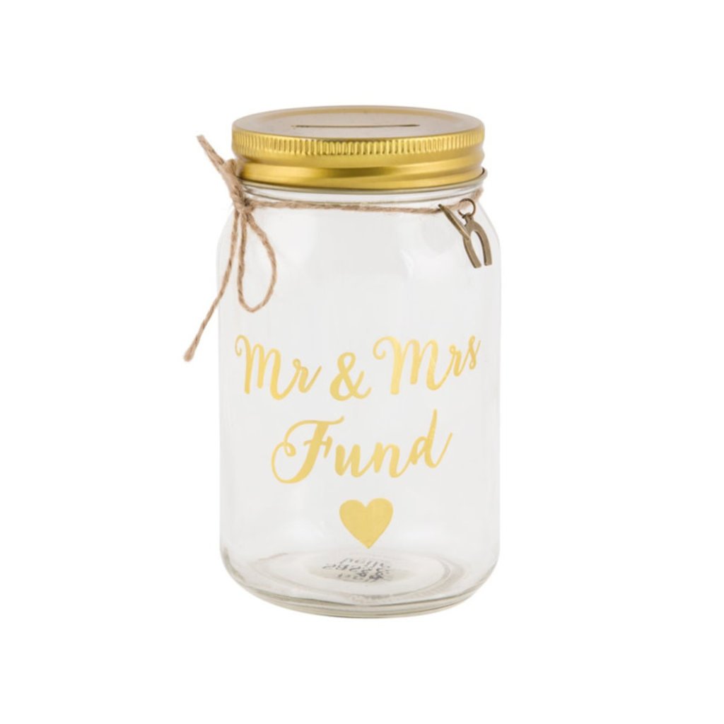 sass and belle Mr & Mrs fund jar