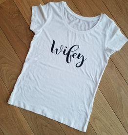 The Wedding & Party Shop Wifey T-Shirt LAATSTE STUKS