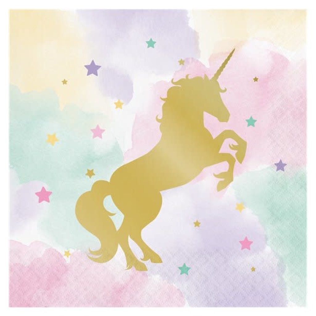 Unicorn Sparkle - Servetten 33cm (16 st.)