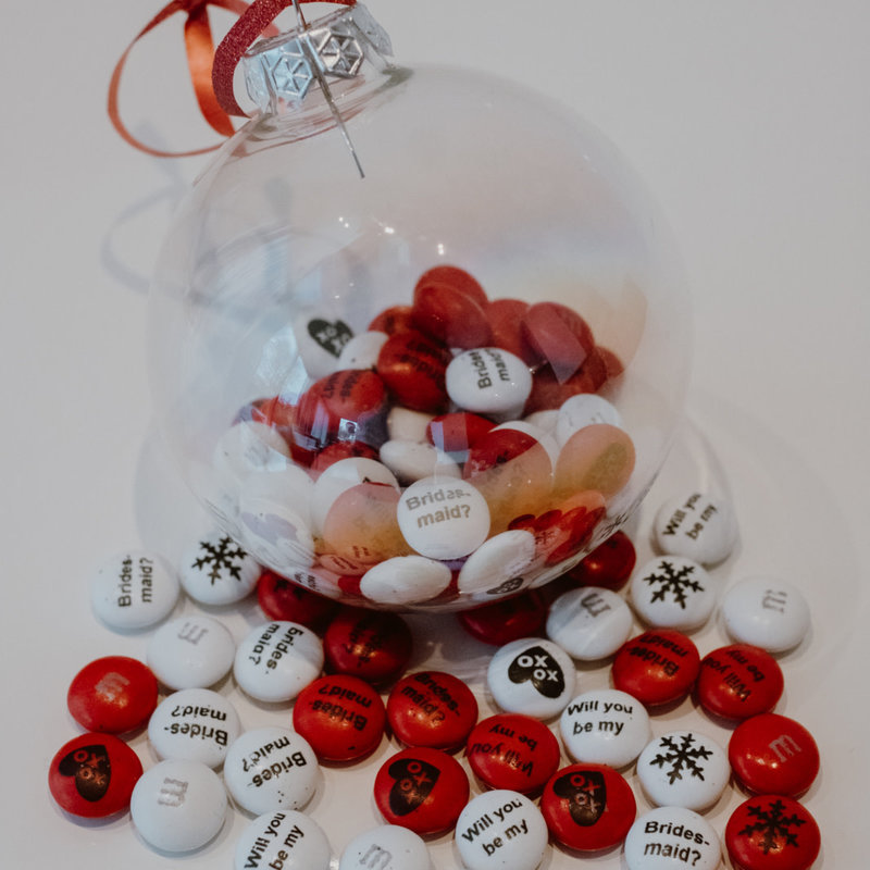 The Wedding & Party Shop M & M's kerstbal