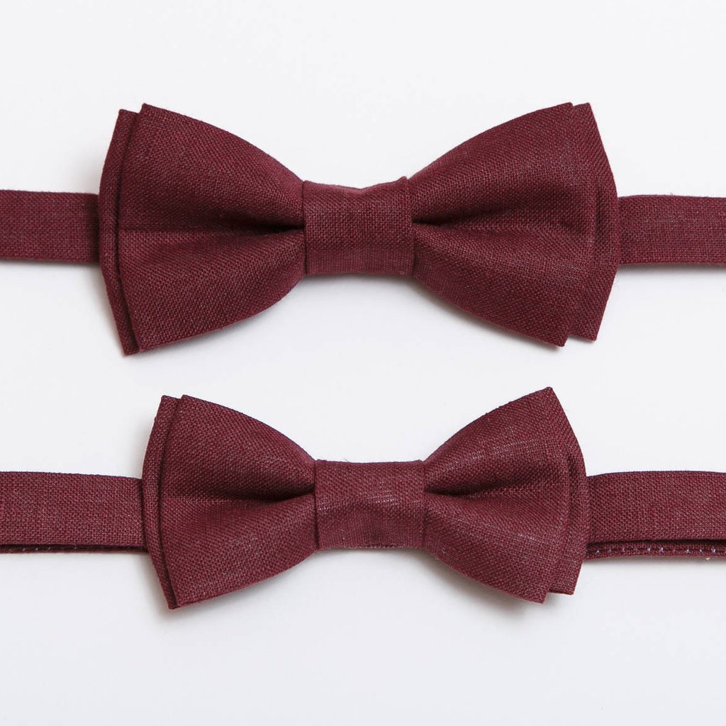 Bow Tie (mini) // Burgundy