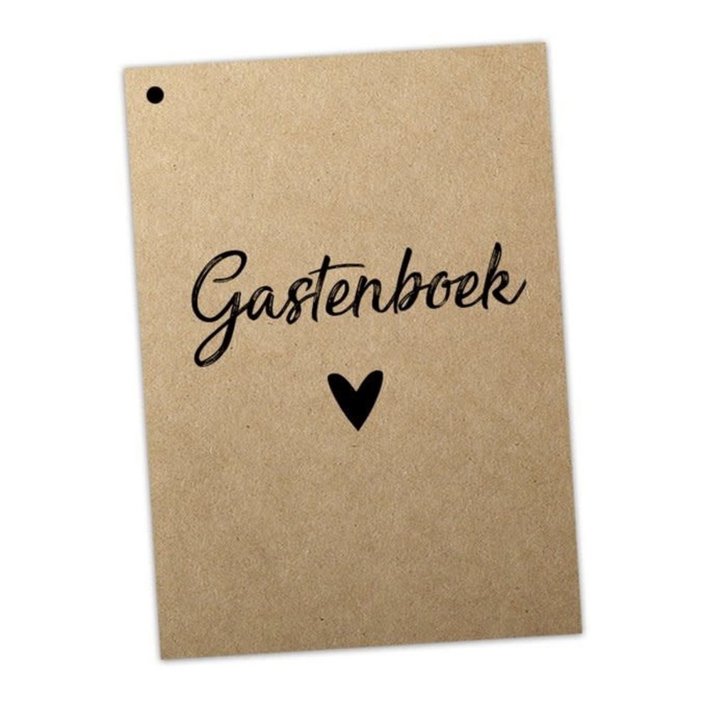 Hippekaartjes.nl Gastenboek invulkaarten (25st.)