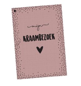 Hippekaartjes.nl Kraambezoek invulkaarten