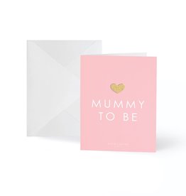 Katie Loxton Wenskaart (gouden pin) - Mummy to be