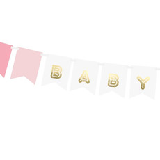 Partydeco Slinger Baby Girl roze