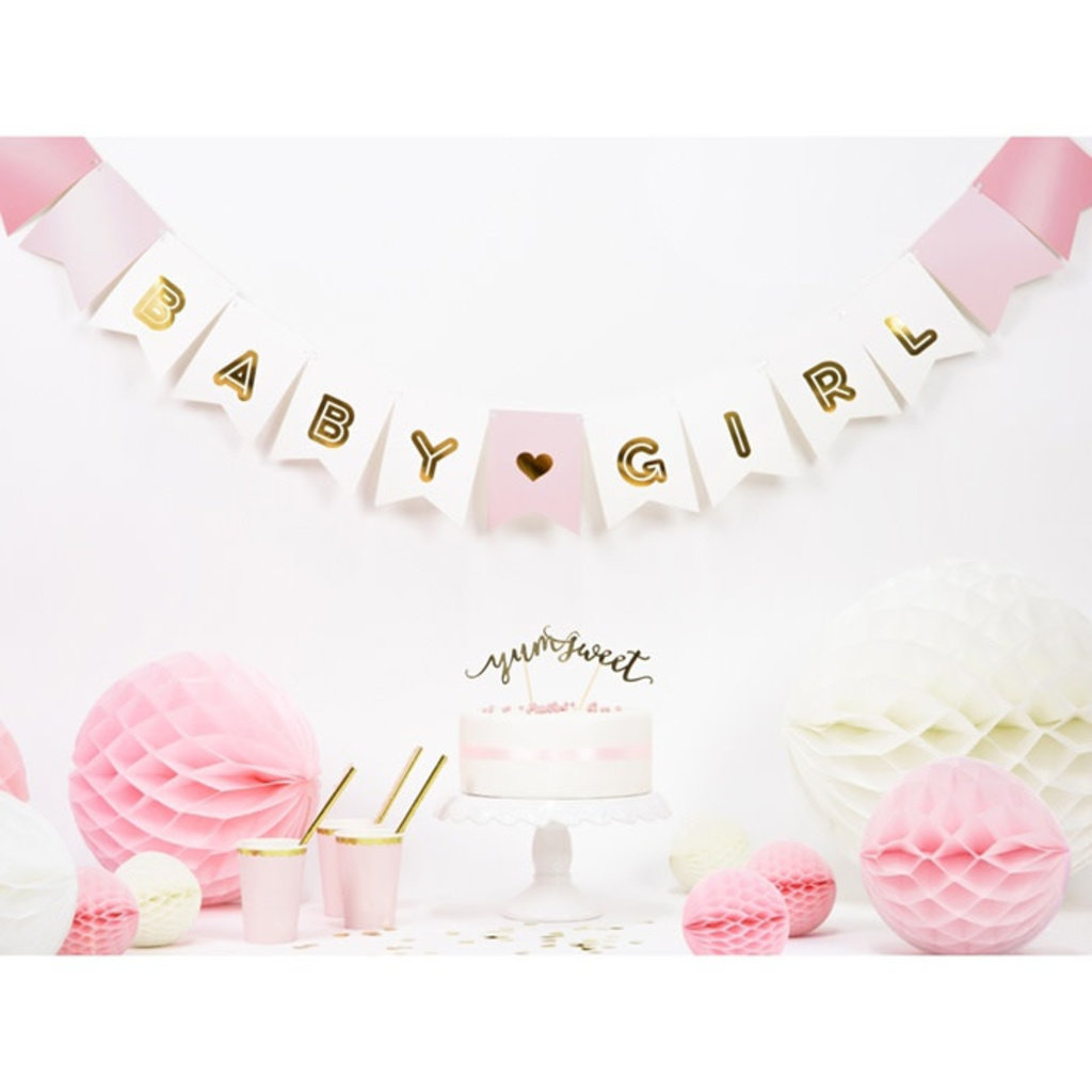 Partydeco Slinger Baby Girl roze