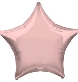 Folieballon - Ster (roze) 45cm