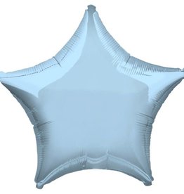 Folieballon - Ster (blauw) 45cm