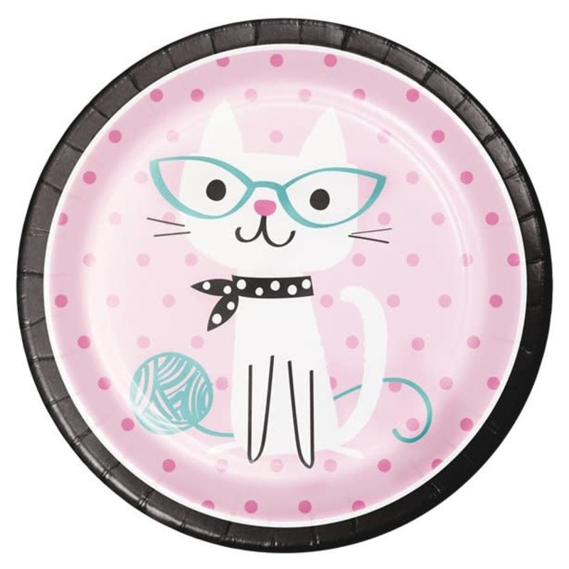 Creative Party Purr-fect Party | Bordjes 23cm (8st.)