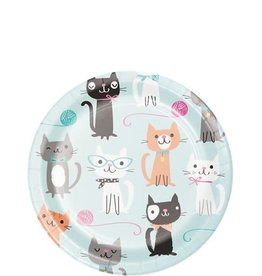 Creative Party Purr-fect Party | Bordjes 18 cm (8st.)