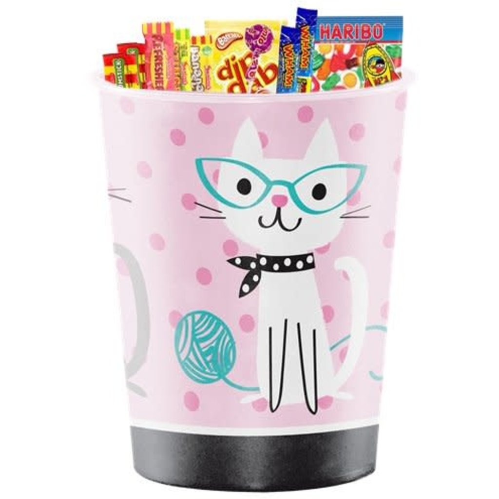 Creative Party Purr-fect Party - beker plastiek - 473ml