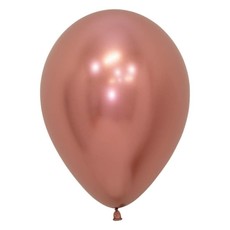 Sempertex Chrome ballonnen 30cm - Rosé goud (10st.)