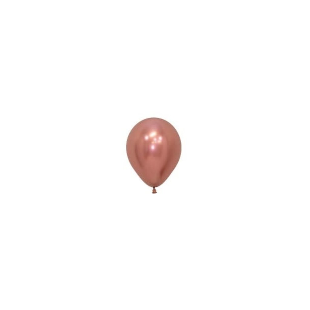 Sempertex Chrome ballonnen 12cm - Rosé goud (10st.)