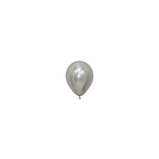 Sempertex Chrome ballonnen 12cm - Zilver (10st.)