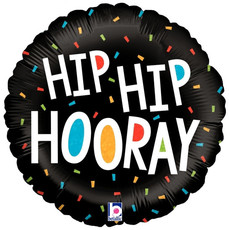 Hip Hip Hooray - Folieballon (45cm)