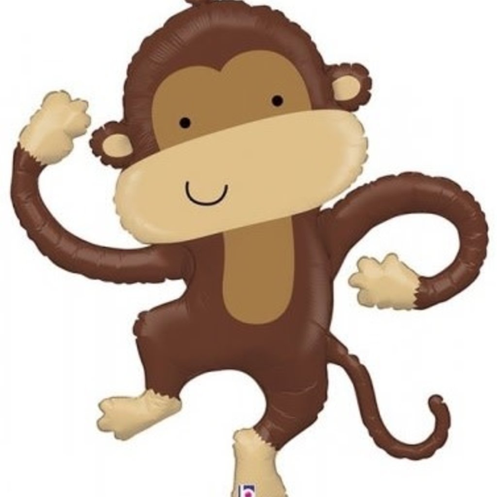 Qualatex Monkey Buddy - Folieballon (40"/102cm)