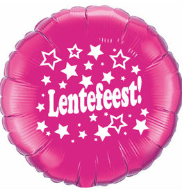 Lentefeest - Folieballon (45cm) - Fushia