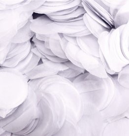 Paper dots confetti - White (100gr)