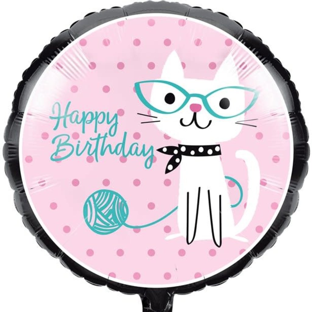 Creative Party Purr-fect Party - Folieballon (45cm)