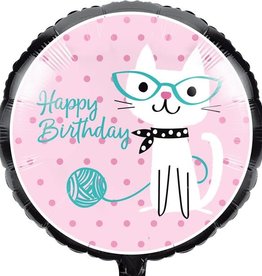 Creative Party Purr-fect Party - Folieballon (45cm)