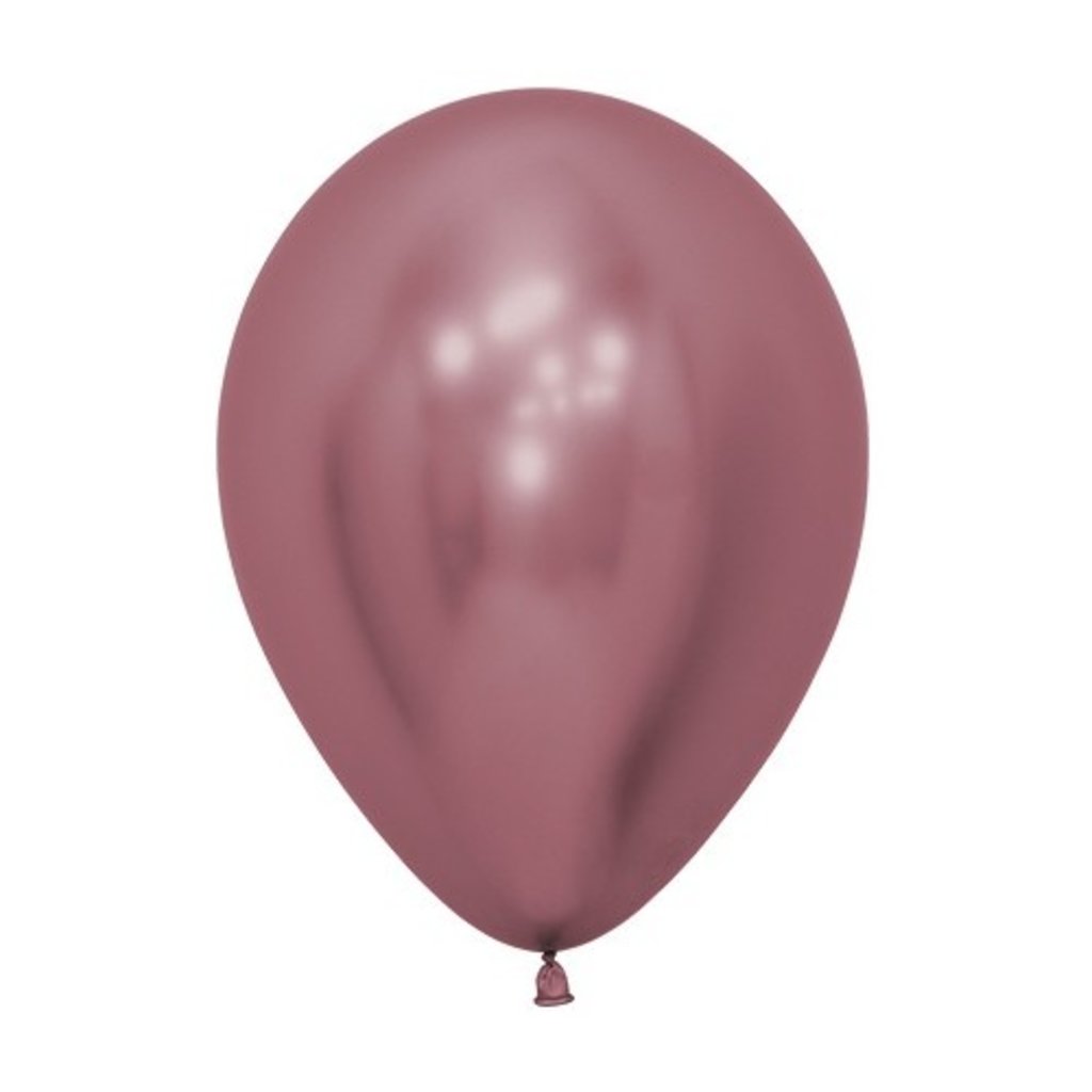 Sempertex Chrome ballonnen 30cm - Roze (10st.)