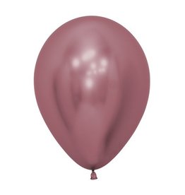 Sempertex Chrome ballonnen 30cm - Roze (10st.)