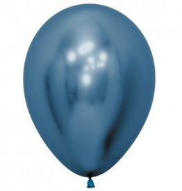 Sempertex Chrome ballonnen 30cm - Blauw (10st.)