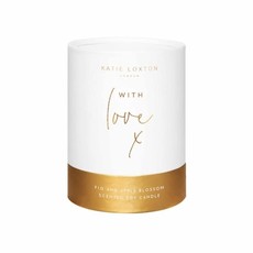 Katie Loxton Sentiment candle - With Love