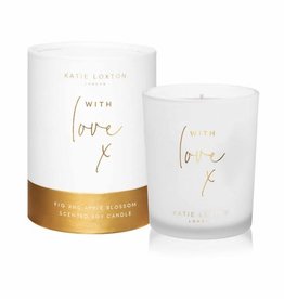 Katie Loxton Sentiment candle - With Love