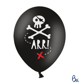 Partydeco Piratenfeestje - Ballonnen 30cm (10st.)