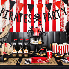 Partydeco Piratenfeestje - Papieren bootjes (6st.)