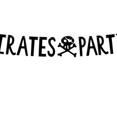 Partydeco Piratenfeestje - Pirates Party banner