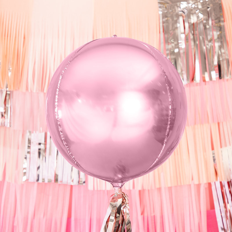 Partydeco Pink bal - Folieballon (40cm)