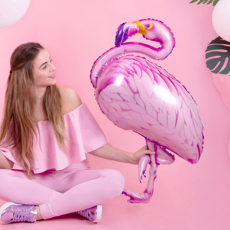 Partydeco Flamingo - Folieballon (70x95cm)