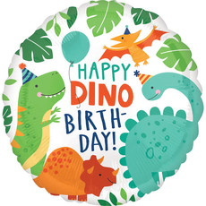 Anagram Happy Dino Birthday - Folieballon (45cm)