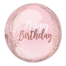 Anagram Happy Birthday - Orbz folieballon