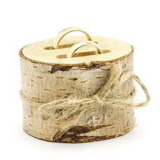 Partydeco Wooden ring bearer