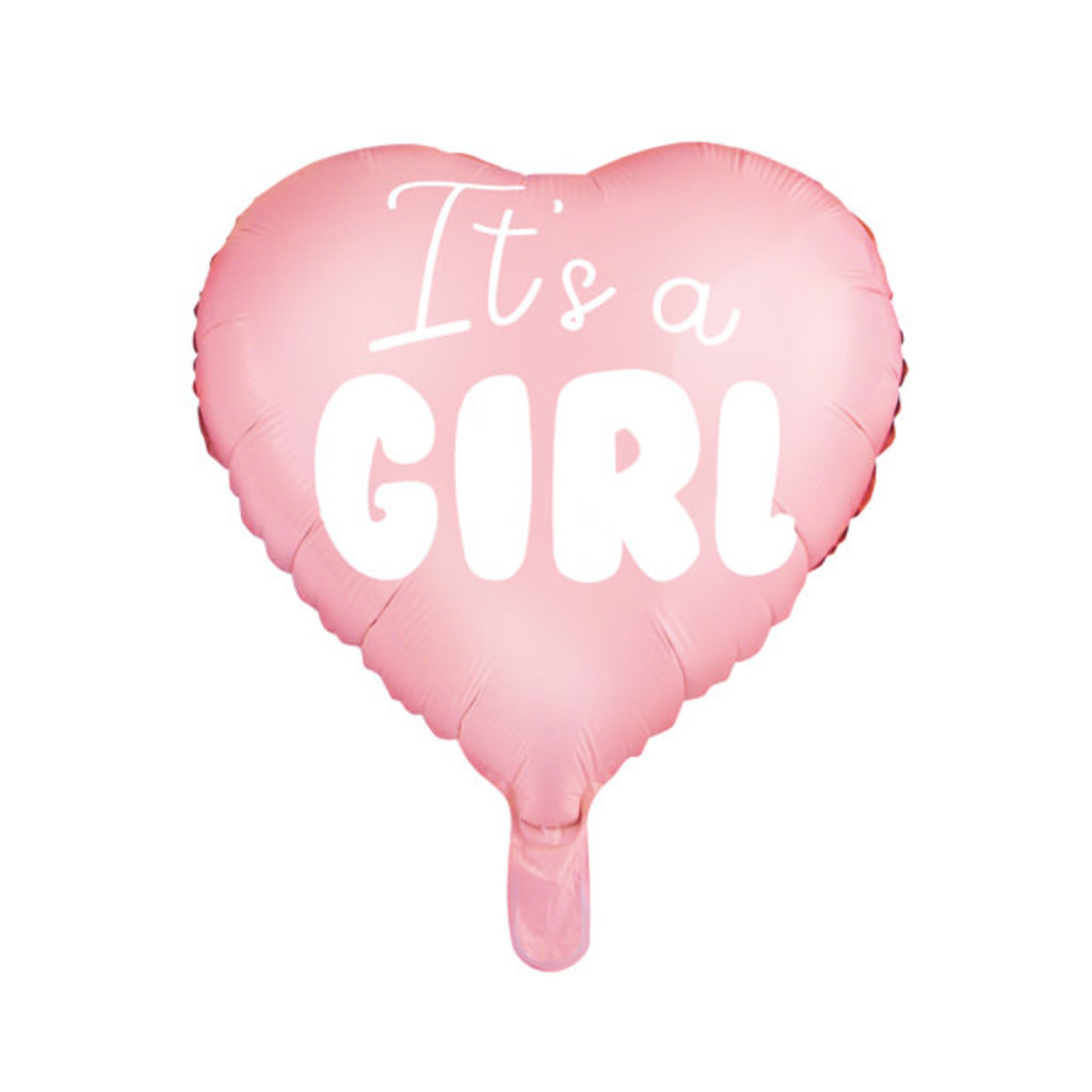 Partydeco It's a girl - Folieballon (45cm)