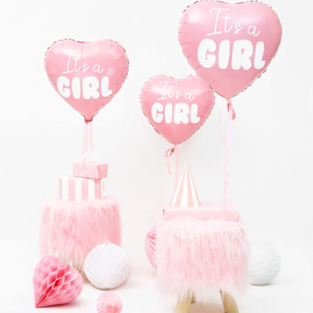 Partydeco It's a girl - Folieballon (45cm)