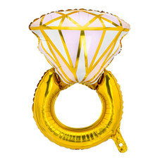 Partydeco Ring - folieballon (53x40cm)