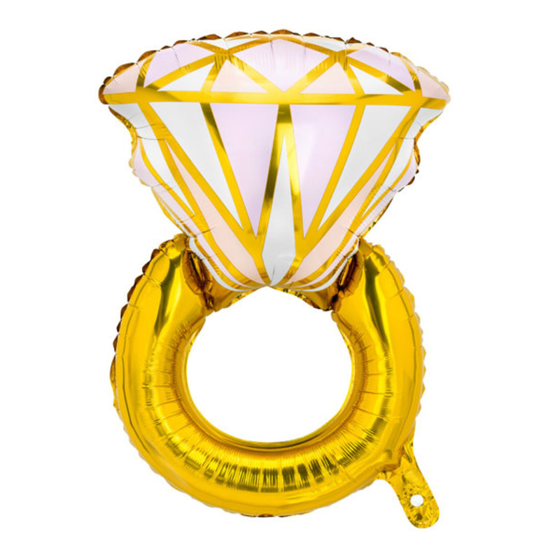 Partydeco Ring - folieballon (53x40cm)