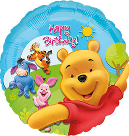 Disney Pooh and Friends Happy Birthday - Folieballon (45cm)