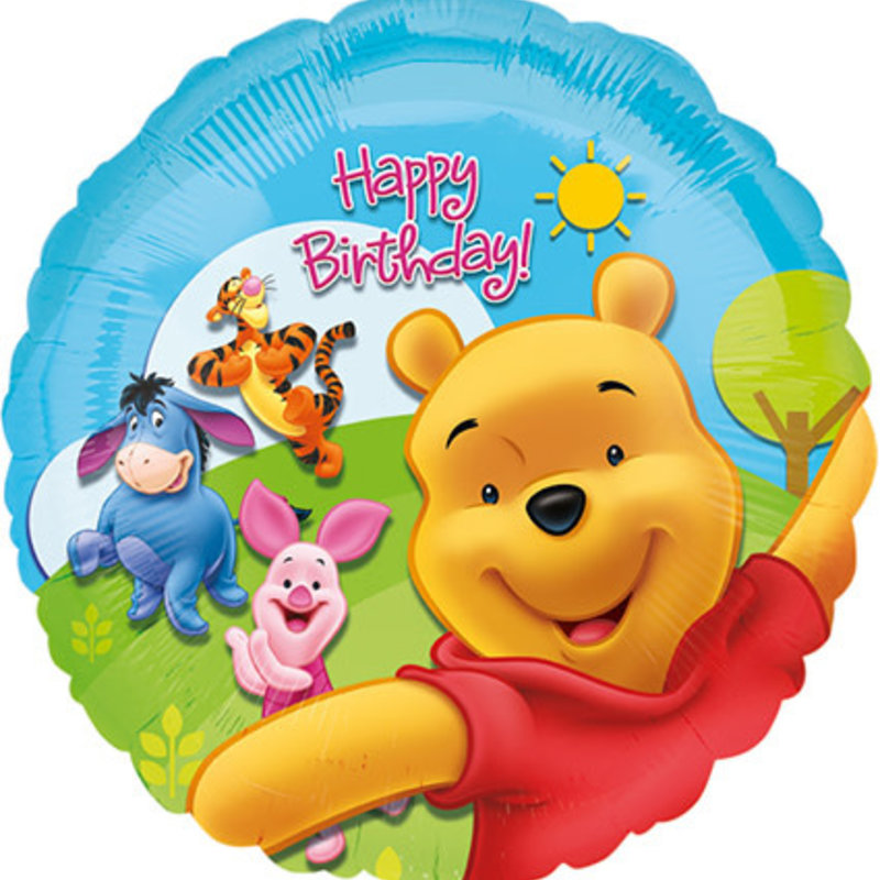 Disney Pooh and Friends Happy Birthday - Folieballon (45cm)