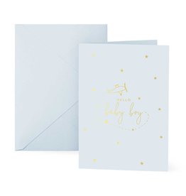 Katie Loxton Wenskaart | Hello Little Boy - A6