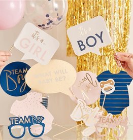 Ginger Ray Gender Reveal - Photobooth props