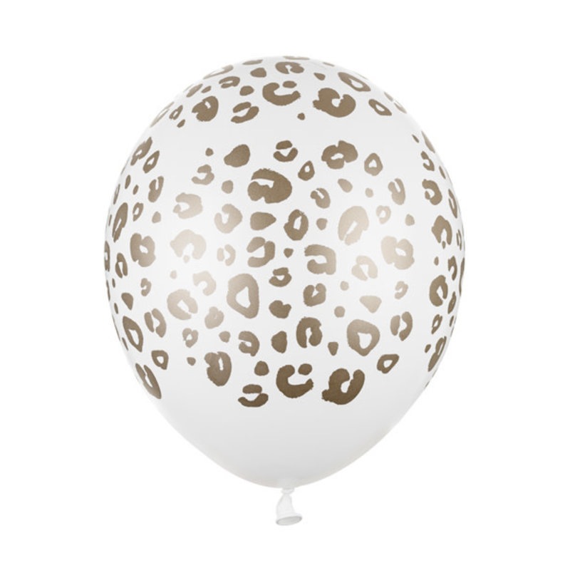 Partydeco Panterprint - Ballonnen 30cm (10st.)