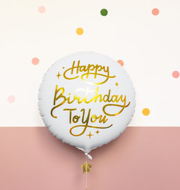 Partydeco Happy Birthday to you - folieballon
