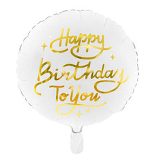 Partydeco Happy Birthday to you - folieballon