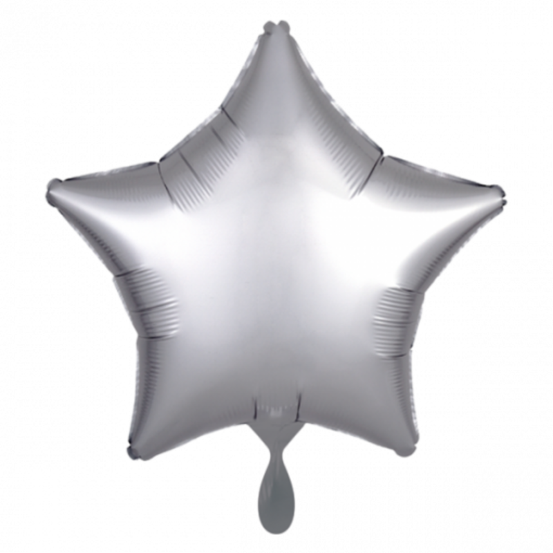 Anagram Folieballon - Ster (zilver) 45cm
