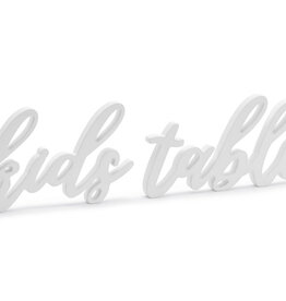 Partydeco Houten letters | Kids table